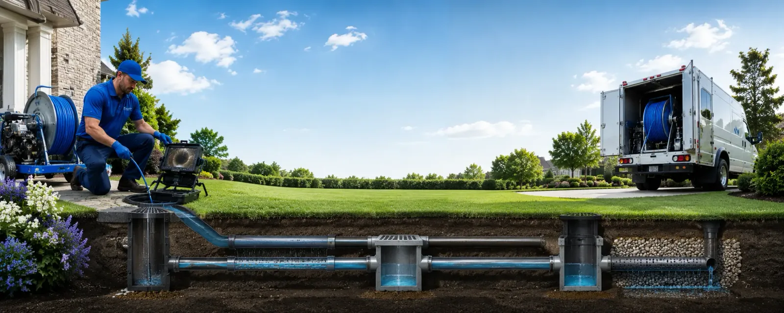 Outdoor drain cleaning information for Walton, NY